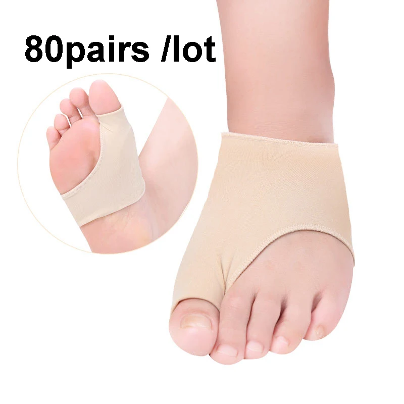 

80pairs Wholesale SEBS Fabric Bunion Hallux Valgus Footcare Big Toe Protection Lycra Foot Sleeve Orthopedic Breathable