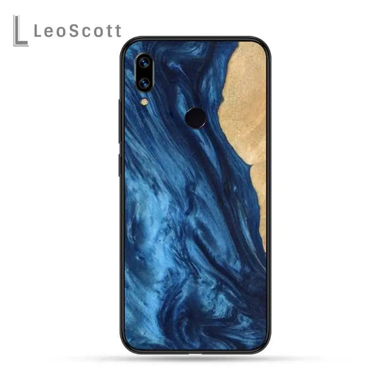 

Traveler Protective Wood Resin art Phone Case For Xiaomi Redmi Note 4 4x 5 6 7 8 pro S2 PLUS 6A PRO