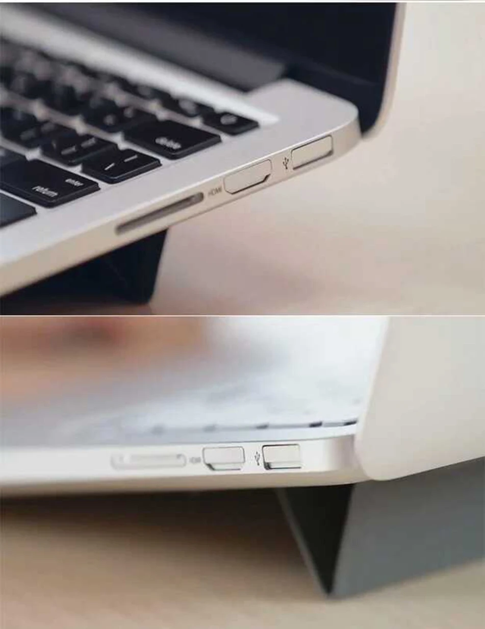 BaseQi Stealth алюминиевые пылезащитные заглушки для MacBook Pro retina 13/15