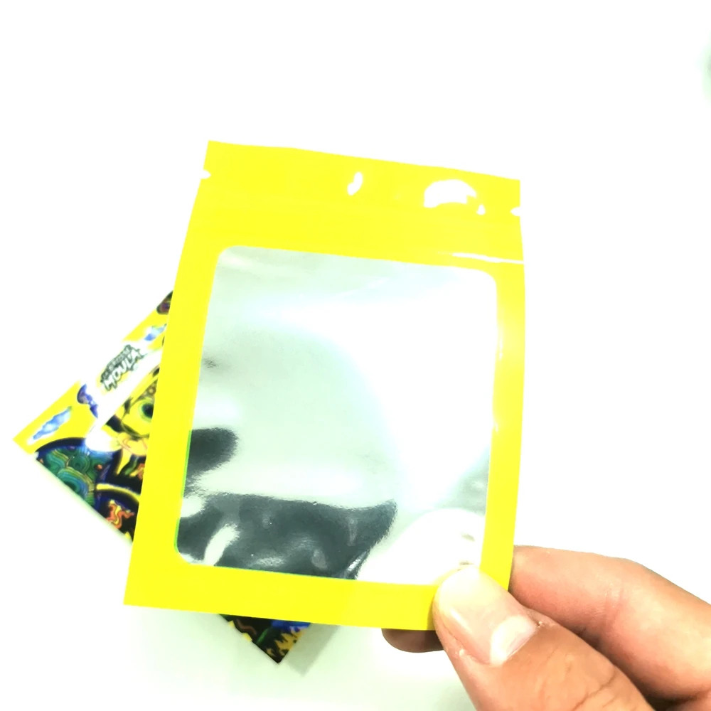 

10/20 pcs Cartoon Tobacco Bags 7*10 CM Zip Lock Pouches Aluminum Mylar Foil Food Bags Weed Package Bag Candy Man Mylar Bags