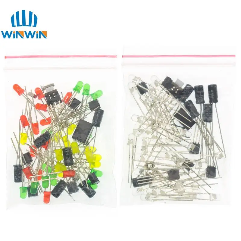 Трехмерная светодиодная Рождественская елка 3D DIY Kit красный/зеленый/желтый