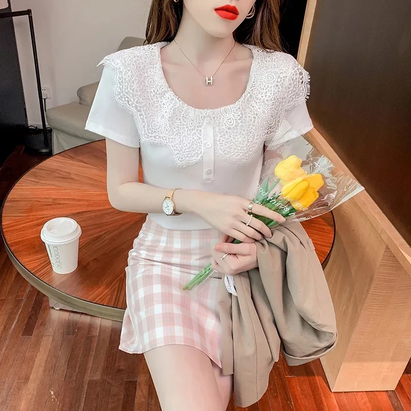 

Women beige Shirt Fashion T-ShirtT Shirt Tees short sleeve