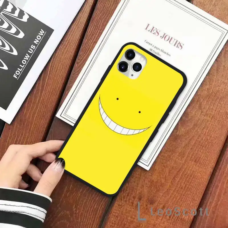 

Assassination Classroom Anime Phone Case for iPhone 11 12 pro XS MAX 8 7 6 6S Plus X 5S SE 2020 XR Soft silicone