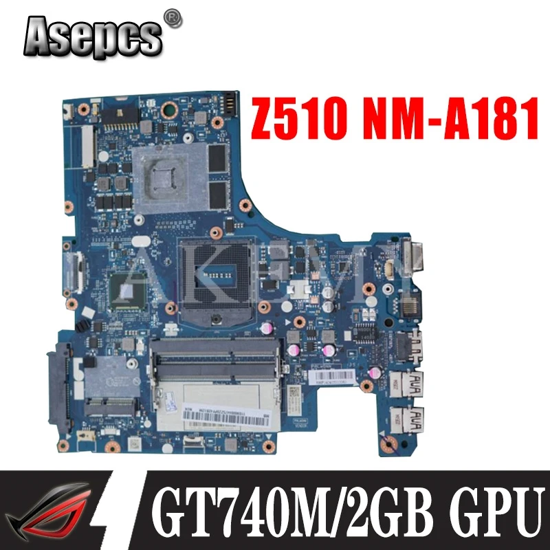 Free Shipping For Lenovo Z510 Laptop Motherboard AILZA NM-A181 with GT740M video card 2GB | Компьютеры и офис