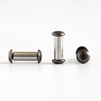 10pcslot knife handle bolt rivets scale screw fastener nut diy making material hex head screws