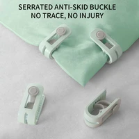 8pcsset plastic non slip blankets fastener clip non slip bed cover duvet sheet fixer duvet quilt clips