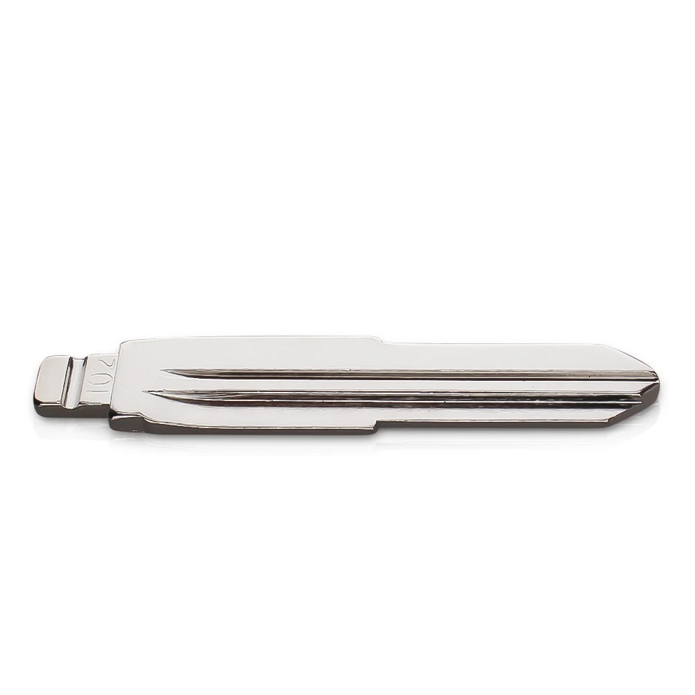 KEYYOU 10 шт./лот #102 металлическая сменная флип KD необрезанная пустая лезвие ключа