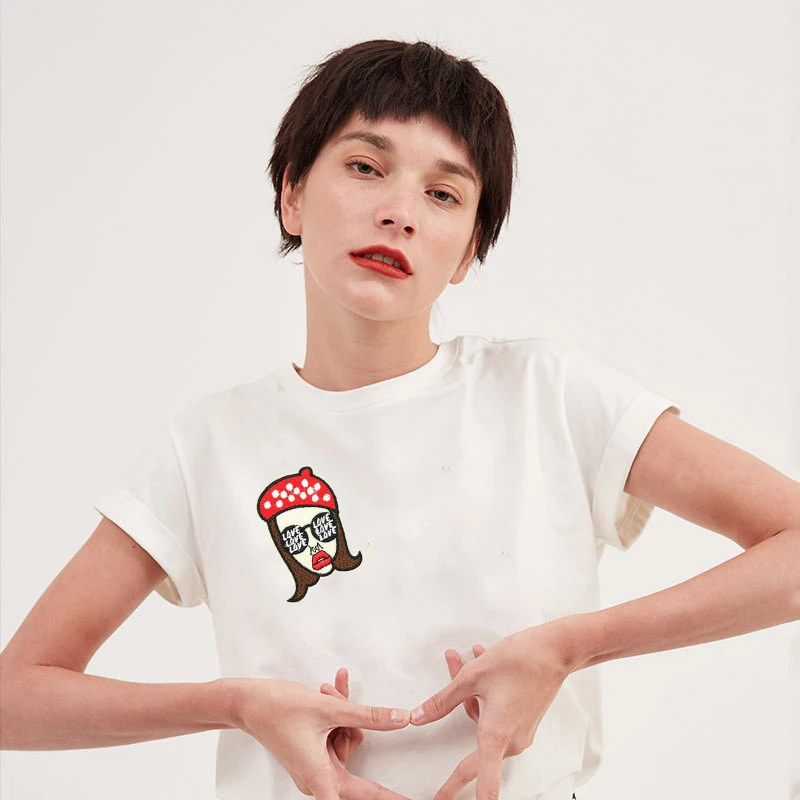 Термоклейкие нашивки ZOTOONE для камеры очков в полоску значки с вышивкой наклейки