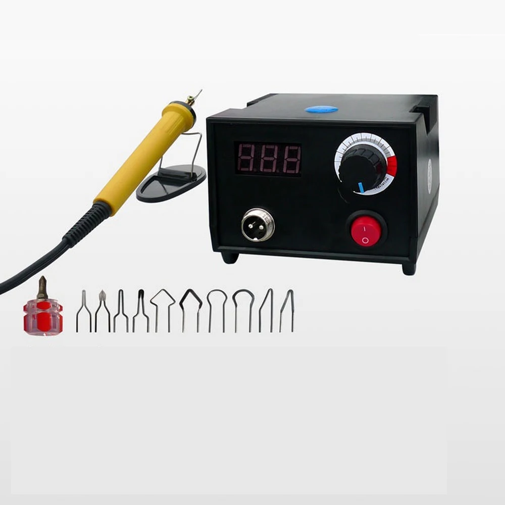 Электрический паяльник 110 В/220 В деревянная горелка с регулируемой температурой