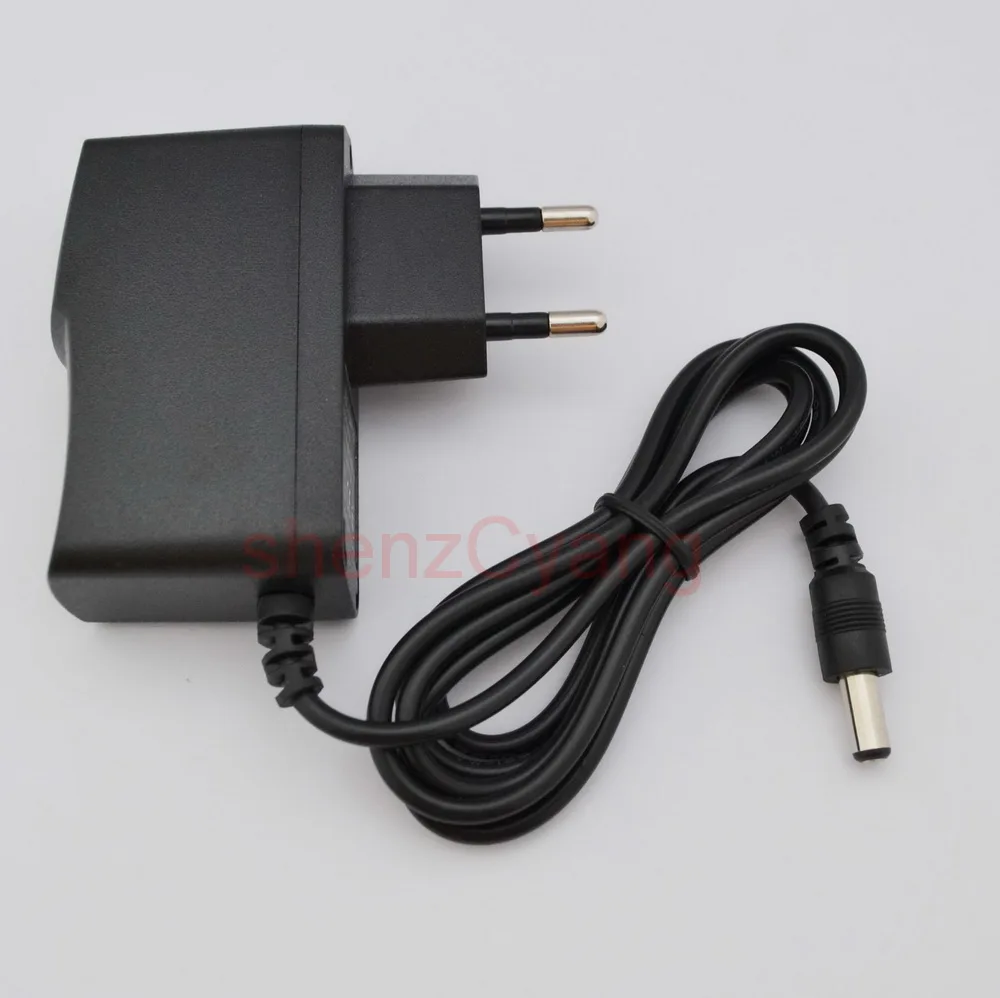 EU AC/DC 4,5 V 1A 200mA 300mA 400mA 500mA 600mA 700mA 800mA 900mA 1000mA 9V 12V Переключая Электропитание Адаптер штепсельной вилки 5,5 мм x 2,1 мм