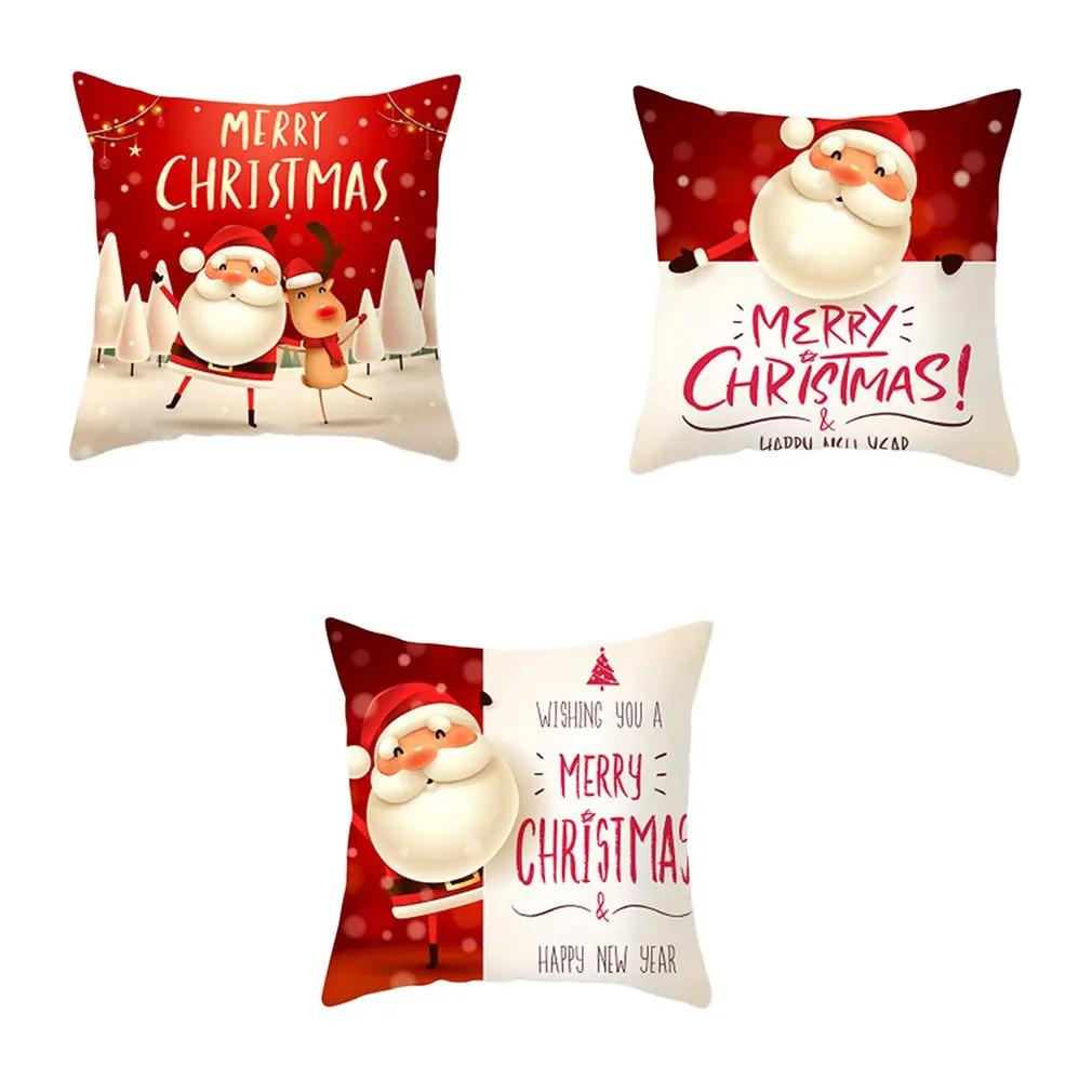 Мягкая и удобная Рождественская наволочка для старика украшение дома подушка из