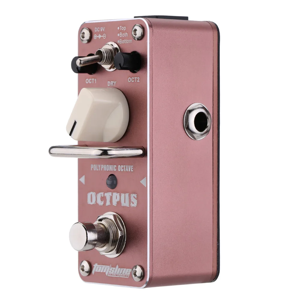 AROMA AOS-3 True Bypass Octpus Polyphonic Octave педаль эффектов для электрогитары мини-процессор с