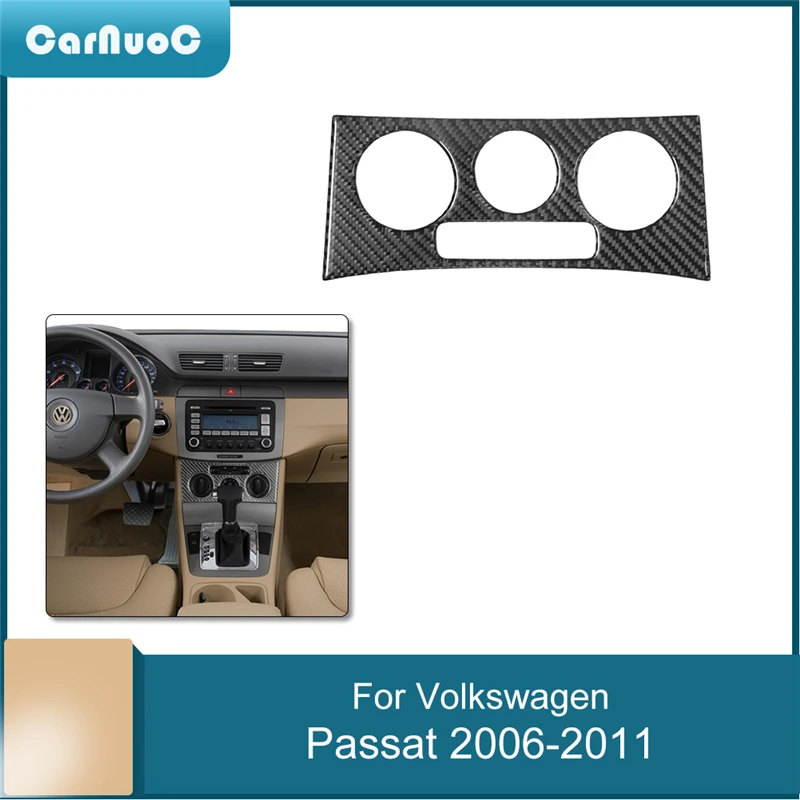 

Наклейка из углеродного волокна для кондиционера автомобиля Volkswagen Passat 2006-2011