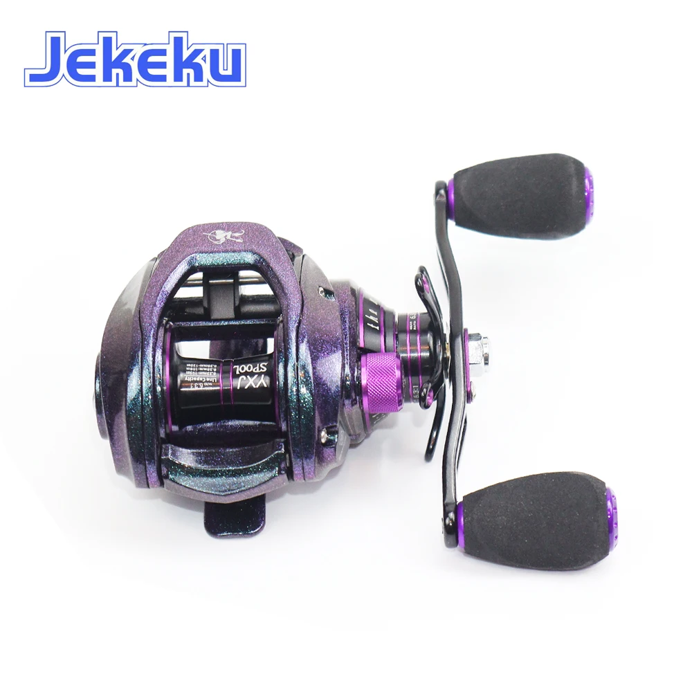 

JEKEKU NEW UltraLight Baitcasting Fishing Reel 14BB 6.3:1 Metal Spool Magnetic Beautiful Coat Casting Reel for UL Fishing Lure