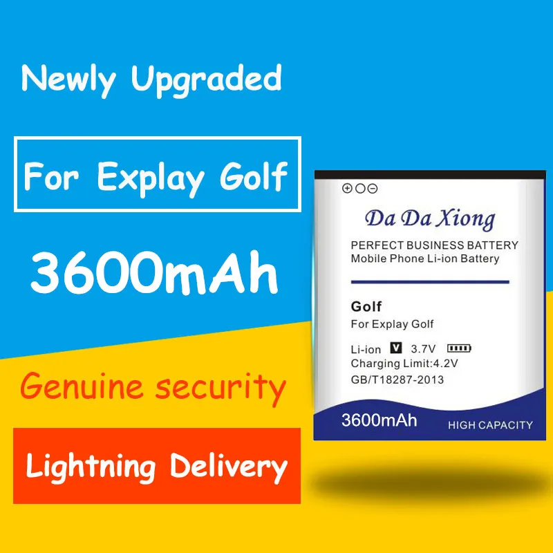 

Newly Upgraded Safe And Durable 3600mAh Explay Golf Battery For Mobile Phone