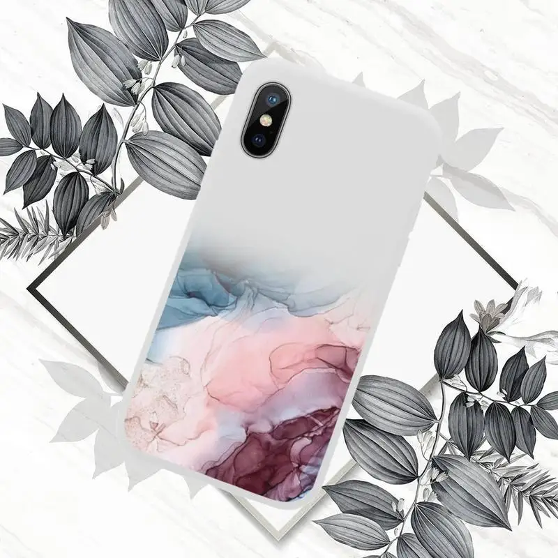 

Marble Gradient Customer Phone Case Candy Color for iPhone 6 7 8 11 12 s mini pro X XS XR MAX Plus