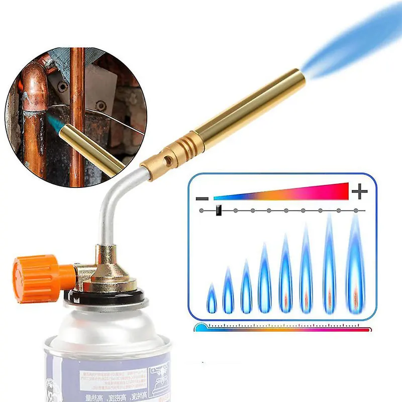 Butane Burner Welding Gas Torch Flame Gun Brazing Flamethrower Outdoor Camping BBQ Portable Soldering Heat | Инструменты