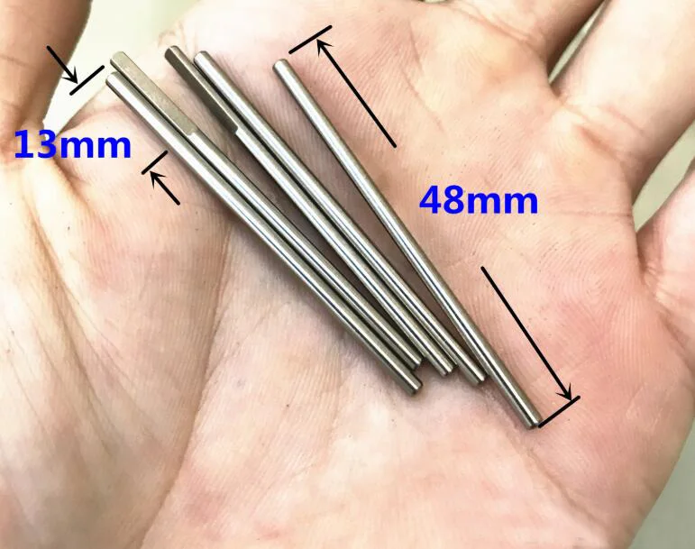 Вал двигателя из нержавеющей стали 2 х48 мм 20 шт.|Детали и аксессуары| |