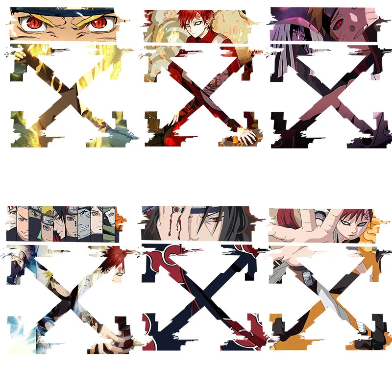 

Naruto Anime Japan Ninja Shippuden Gaara Clothing Thermoadhesive for Clothes DIY TShirts Iron on Patch for Boys Decoration Gifts