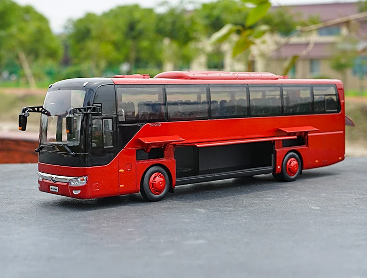 Оригинальная коробка 1:43 Масштаб Китай YuTong автобус туристическая машина литые игрушечные модели ZK6122H детские подарки