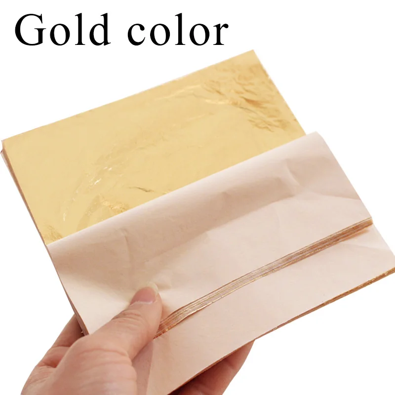 Листы из фольги с имитацией золотых листьев медные листья 200 шт. 14 см/16 см для