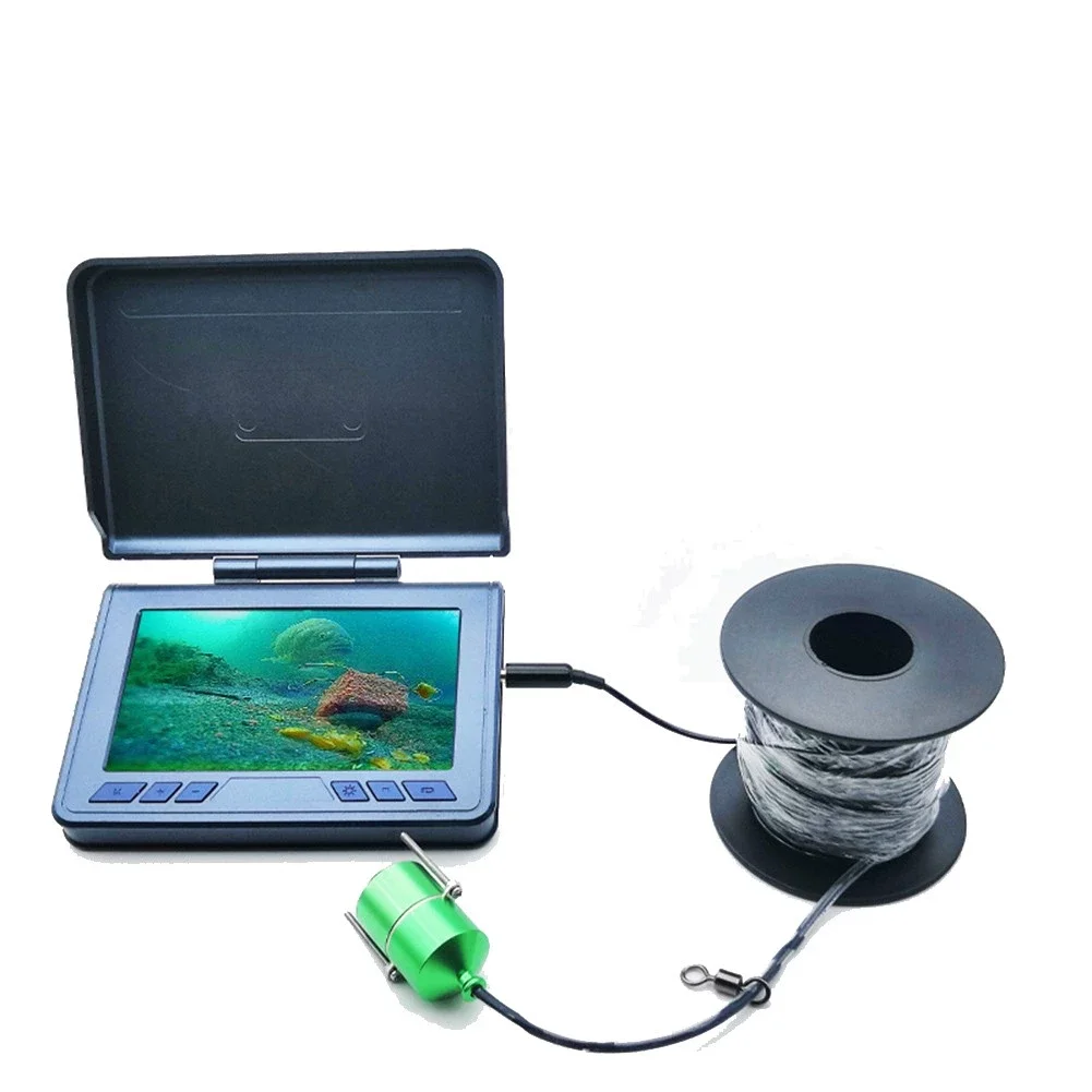 値段 水中魚群探知機,1080または760p,高さ50m,深さ30m,固定カメラ,ケーブル,釣り道具