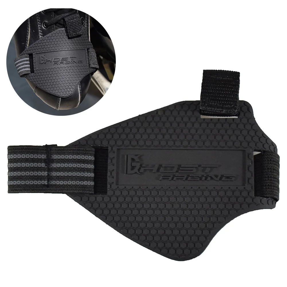 

1PCS Motorcycle Shoes Protective Gear Shift Rubber Pad Moto Gear Shifter Shoe Boots Protector Cover Adjustable Shifter Guards