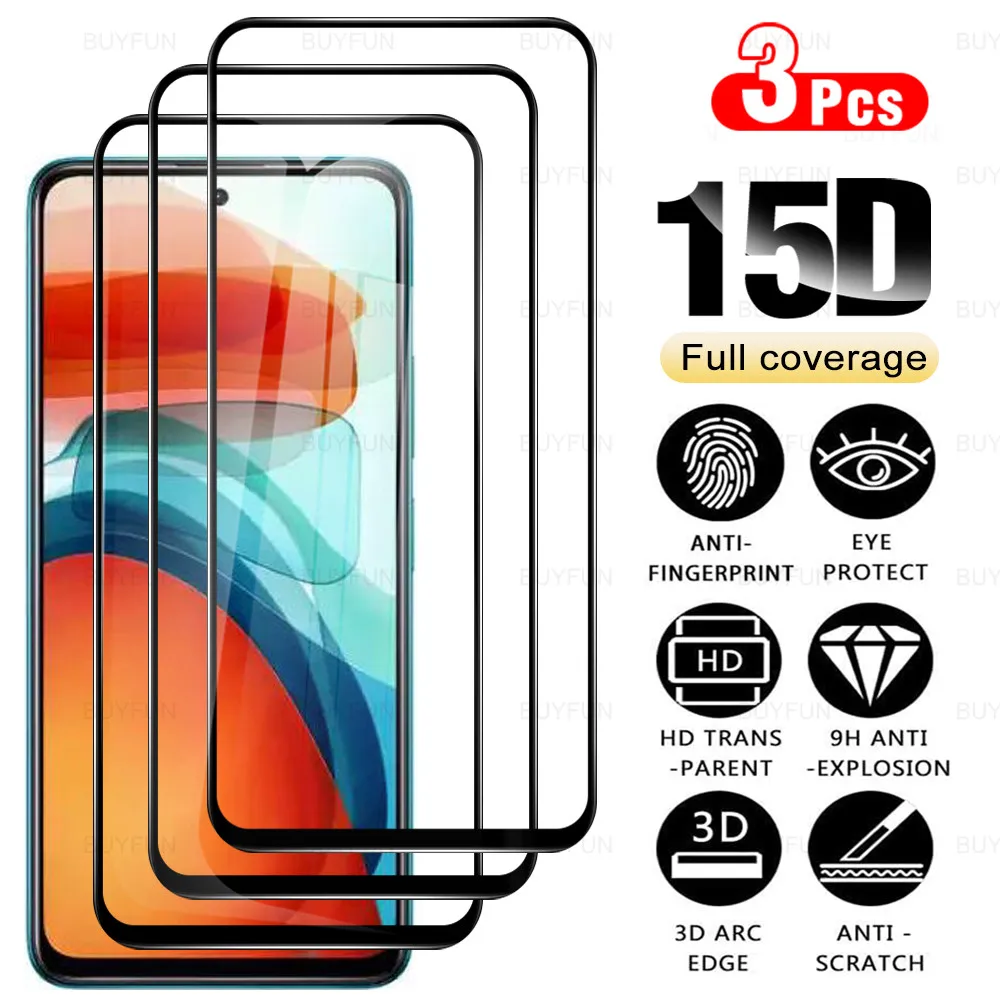 

3Pcs Full Cover Tempered Glass For Xiaomi Poco X3 GT 6.6" HD Screen Protector For Xiamoi PocoX3 X 3 X3GT Safety Protective Film