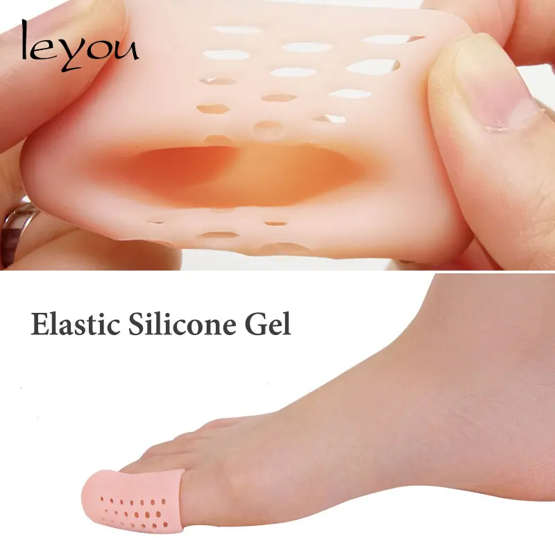Силиконовый гель большой Защитный колпачок для носка дышащие силиконовые