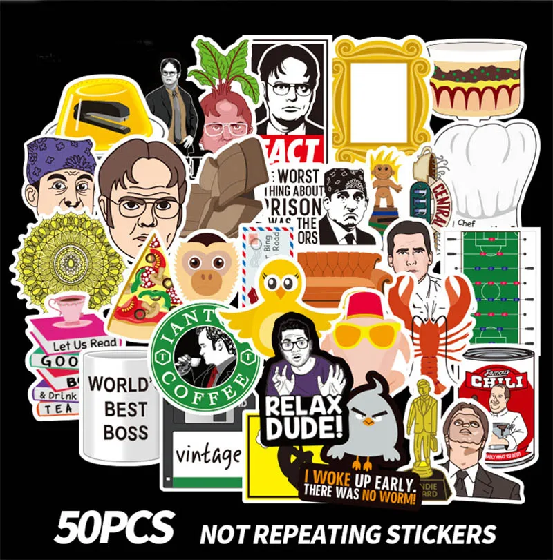 50 шт. наклейки на чемодан и скутер | Тематическая одежда униформа