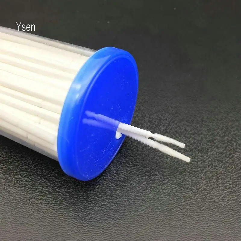 100 искусственные одноразовые кисти для макияжа тампоны микрокисти инструменты