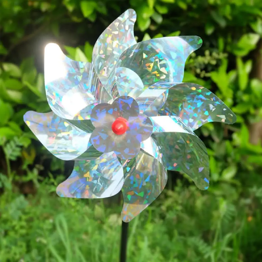 

Plastic Reflector Ornamental Bird Repellent Spiral Bird Repellent Windmill Realistic Creative Pest Crops From Bird Scarer