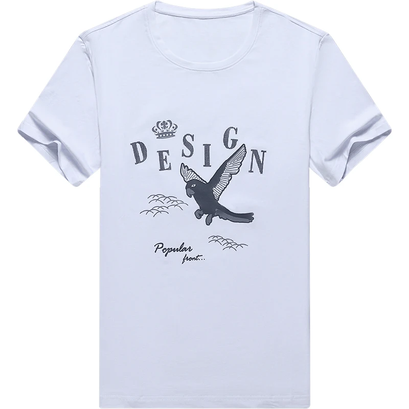 

Top Grade New Brand Designer Summer Round Neck t Shirt Men 2021 Tops Print Plain Short Sleeve Casual Fashion Men Clothes