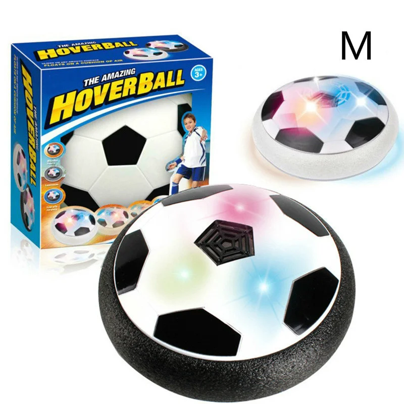 

Funny LED Light Flashing Ball Toys Air Power Soccer Balls Disc Gliding Multisurface Hovering Football Game Toy Kid Children Gift