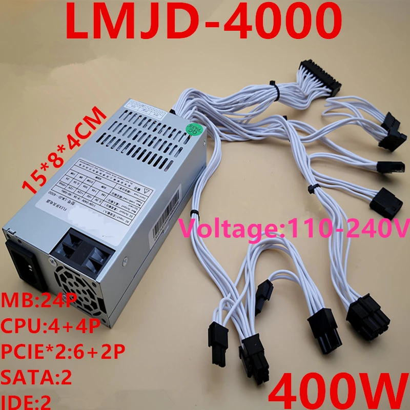 

New Original PSU For Lingmaojingdian FLEX NAS Small 1U K39 400W Switching Power Supply LMJD-4000