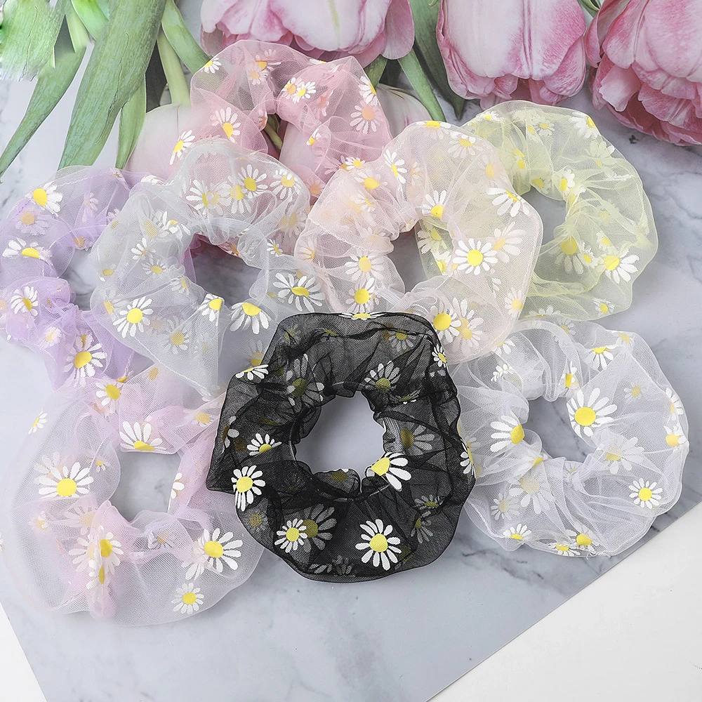 

50pc/lot Elastic Scrunchy Hair Bands for Women Scrunchies Wholesale Accessories Headwear Ties Satin Fabric Girls Hair Ties Rope