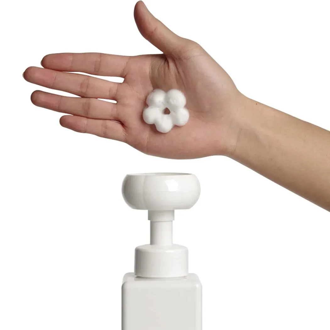 

250ML 450ML Soap Bottle Foam Lotions Bottle Refillable Soap Dispensers Bathroom Flower Pump Empty Bottles Semi-closed Pump Head