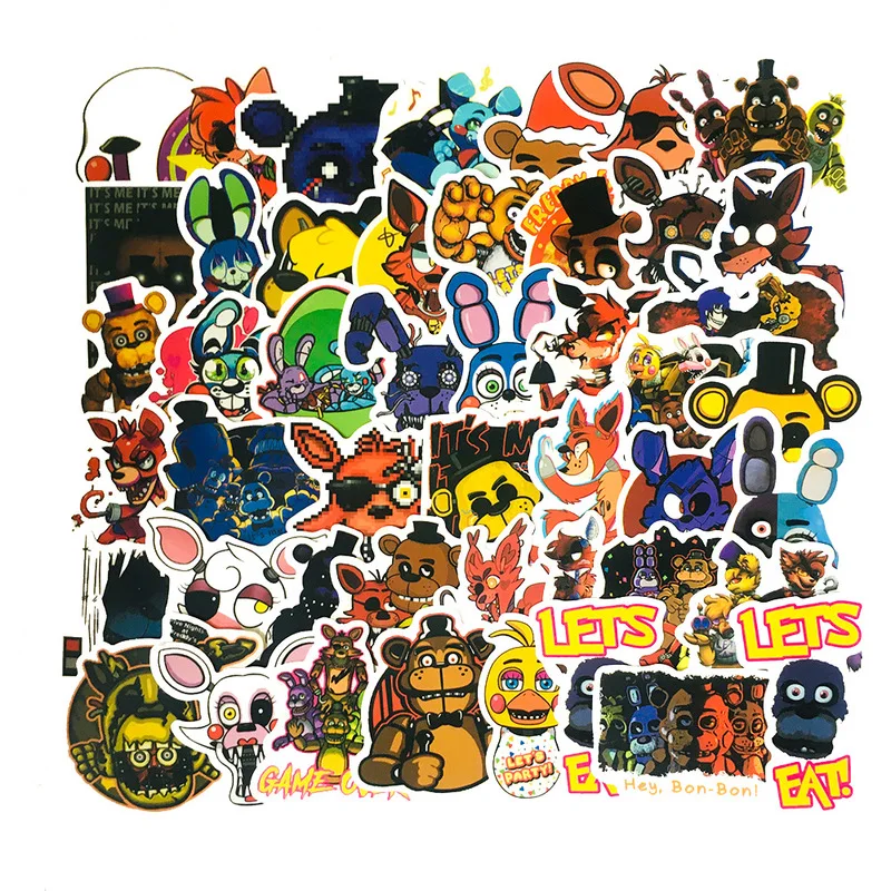 50 шт. Полночь шаровары мультфильм стикер водонепроницаемый чемодан DIY ноутбук