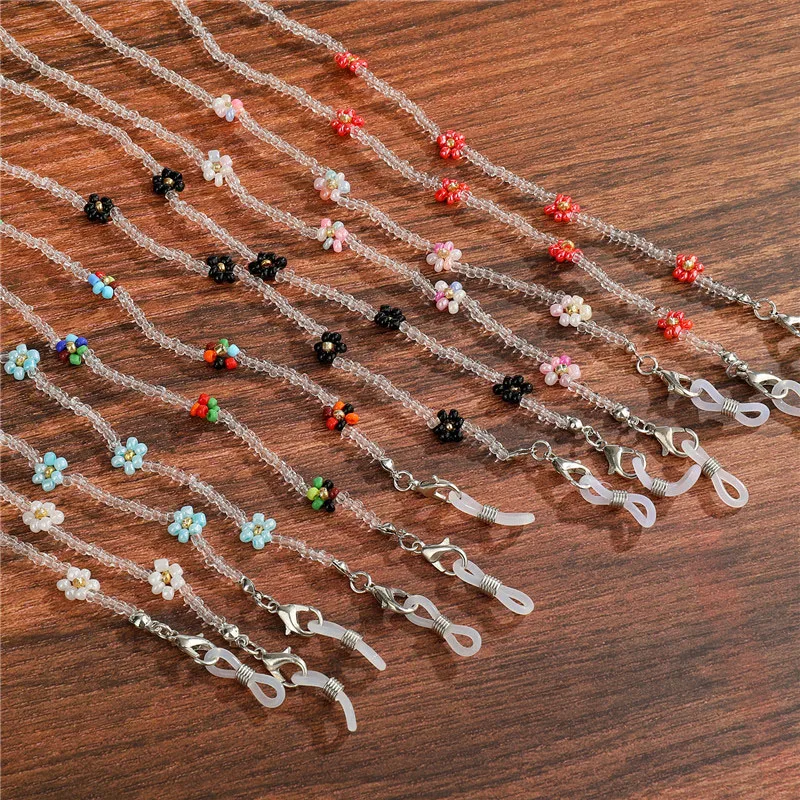 

1 шт., шнурок для очков, с цветными бусинами