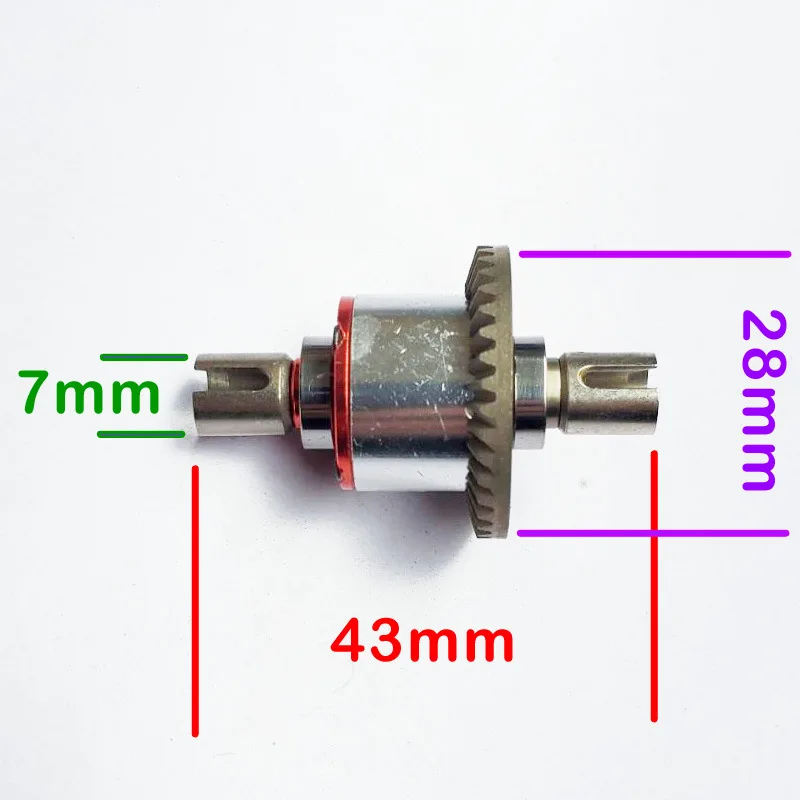 

Full Metal All-Metal Differential Gear Upgrade Parts for Wltoys 144001 124019 124018 RC Car Spare Accessories