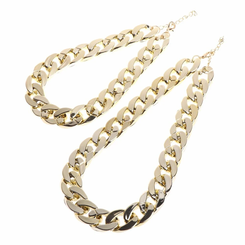 

Cuban Link Thick Chunk Chain Necklace Dog Safety Collar Pets Jewelry FHJ889
