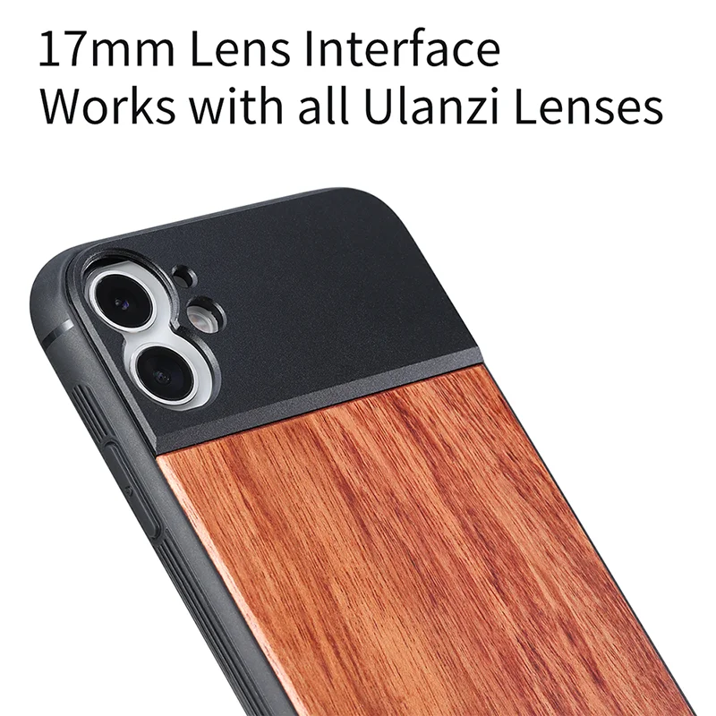Ulanzi 17 мм резьба Деревянный чехол для телефона для iPhone 8 Plus Xs Max XR для iPhone 11 Pro Max