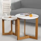 Мебель в Европейском стиле, простой и стильный маленький стол с закругленными краями для гостиной