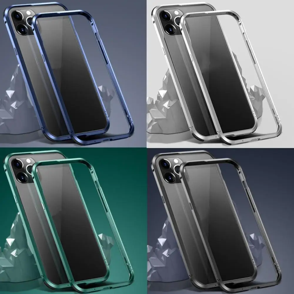 

Роскошный тонкий алюминиевый бампер, чехол для сотового телефона, Модный чехол для Iphone, бампер для iPhone 12 Mini Pro Promax