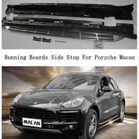 running boards side step bar pedals for porsche macan 2014 2015 2016 2017 2018 2019 2020 2021 high quality car accessories