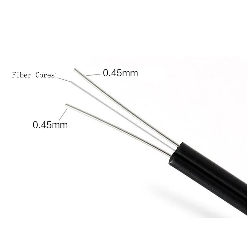 Уличный свинцовый кабель длиной 50 м из оптического волокна одномодовый простая