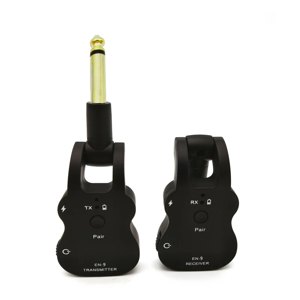 

2.4G UHF Wireless Audio Transmitter and Receiver System USB Rechargeable Pick Up for Electric Guitar Musical guitar accessories