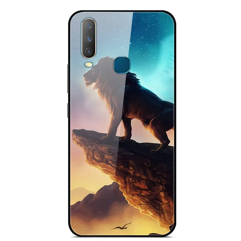 as photo 16 Чехол из закаленного стекла для Vivo Y17, чехол, жесткая задняя крышка для Vivo Y15, чехол для Vivo Y12, чехол из ТПУ, бампер для Vivo Y3, чехол, Funda - Цвет: as photo 16