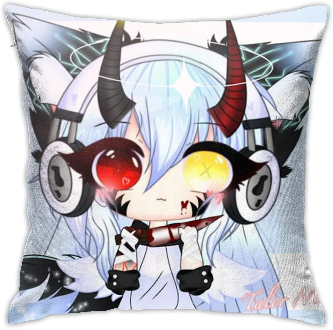 

Gacha Life Pillowcase Comfort for Men Women Teens Home Car Cushion Cover