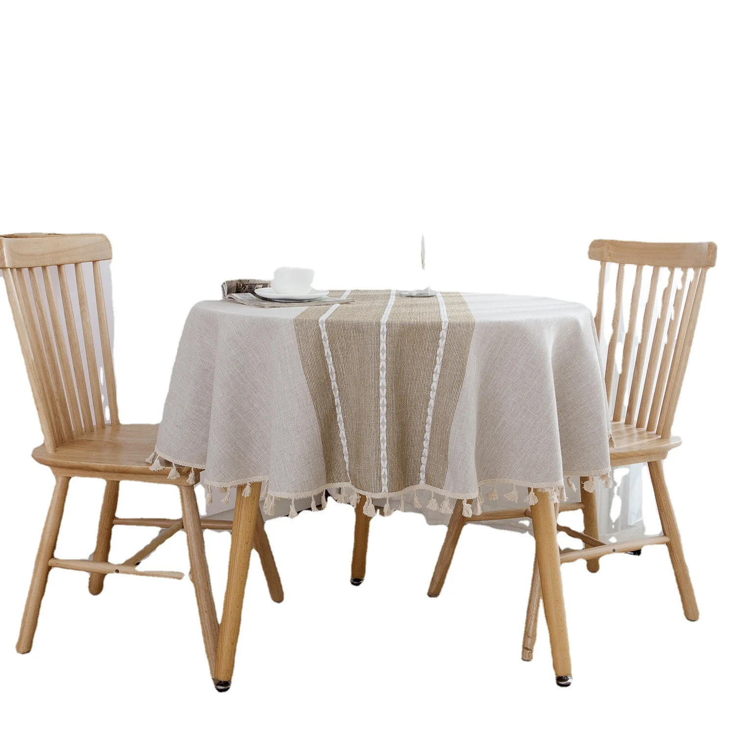 Waterproof Rectangle Tablecloth Burlap Embroidery - Linen Table Cloth Rustic Fabric Heavy Duty Runner Outdoor Tablecloths | Дом и сад